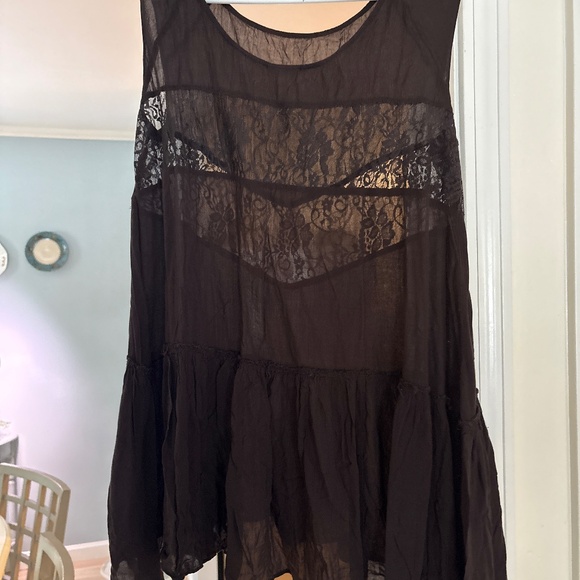 Free People sheer black dress - Picture 3 of 3